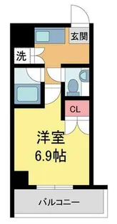 ラ・セーヌ西宮【2階】の間取り