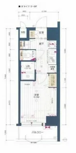 プレミアムコート天神橋エイト【7階】の間取り