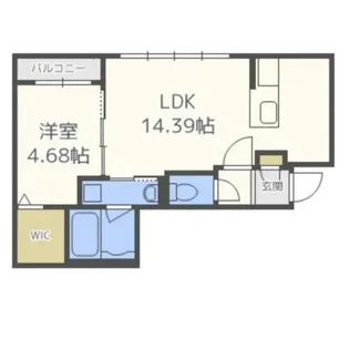 アオアクア円山N4【2階】の間取り