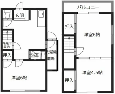 メゾン吉田【104号室】の間取り