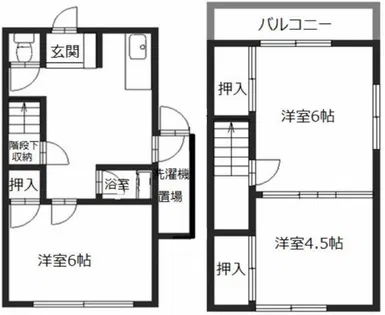メゾン吉田【104号室】の間取り