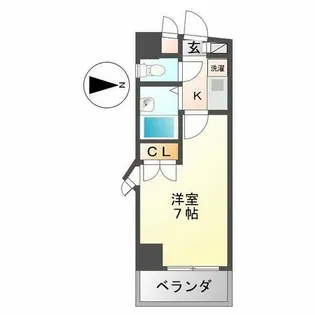 ハイム金山南【3階】の間取り