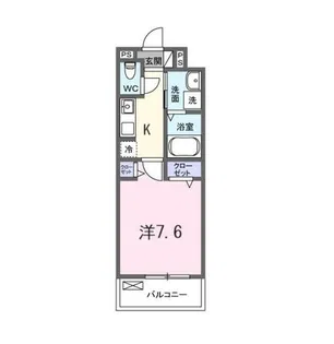 クレール蒼天【2階】の間取り
