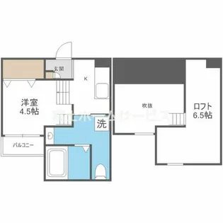 リアージュ住之江舎【2階】の間取り