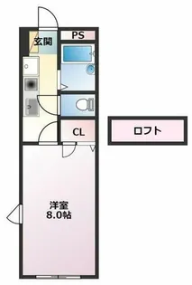 プランドール A【101号室】の間取り