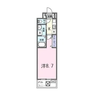 クレール蒼天【3階】の間取り