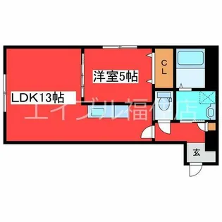 宮北センタービル【3階】の間取り