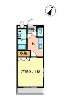 レジデンスH&K【1階】の間取り