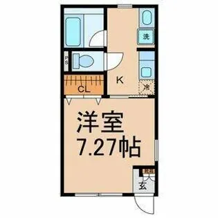 ブラン・ノワール【1階】の間取り