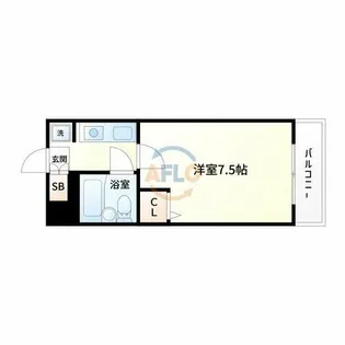 EPO北野レジデンス【3階】の間取り