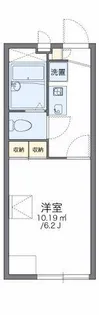 レオパレス賑【207号室】の間取り