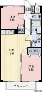 Surplus遊【105号室】の間取り