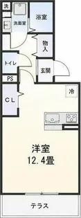 グリーンシティ竜美K棟【3階】の間取り