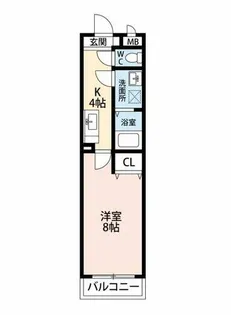 GX大府横根【1階】の間取り