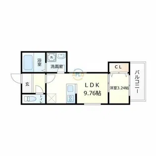 Well-Being巽西【1階】の間取り