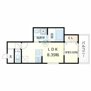 Well-Being巽西【1階】の間取り