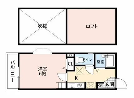 イーストピュア筥松【2階】の間取り