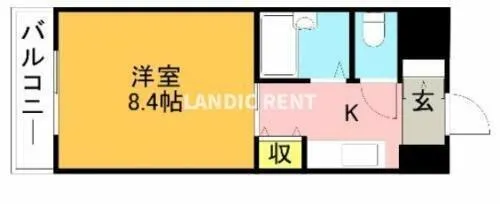 TK大濠ドミトリー【3階】の間取り