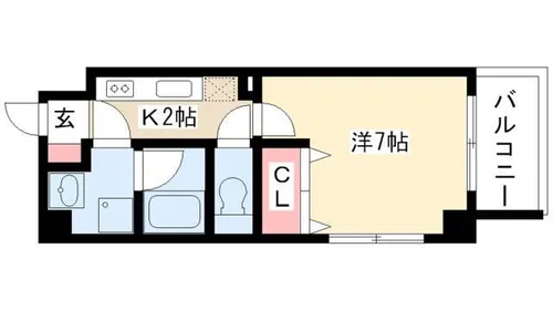 プロシード吹上【2階】の間取り