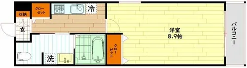 エスポルテ福島【3階】の間取り