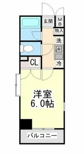 アルファコート【7階】の間取り