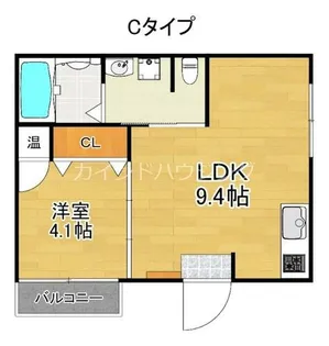 Fメゾン西加賀屋Ⅲ番館【2階】の間取り