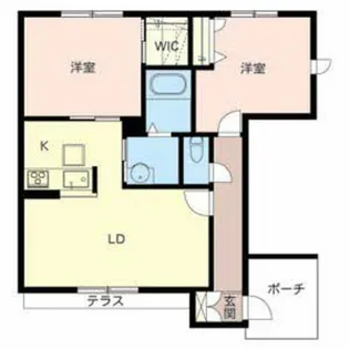 メゾン ルーチェ【1階】の間取り