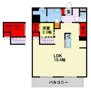 日生コーポラス【4階】の間取り
