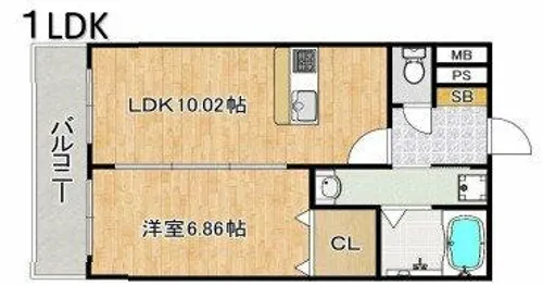 (仮称)グレースショウエイ【3階】の間取り