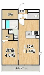 ヴィラコートTYA【2階】の間取り