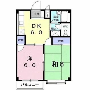 マルマンハイツ【2階】の間取り