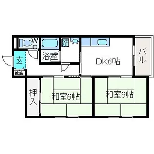 深沢ハイツ【3階】の間取り