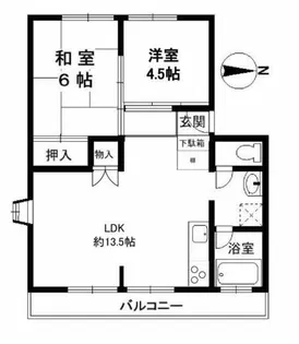 Peterhoda南春日丘【2階】の間取り
