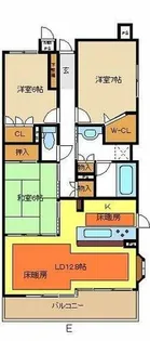 レジディア泉【8階】の間取り