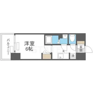 ファステート大阪上本町ソーレ【4階】の間取り