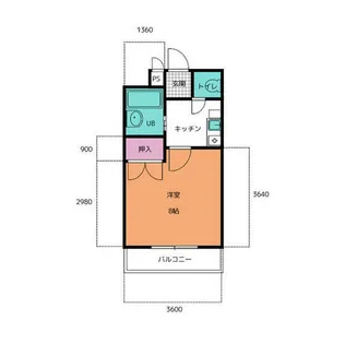 エルヒルズイズミ【203号室】の間取り