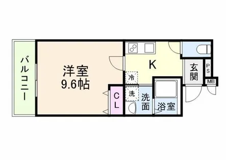 フジパレス東難波町三丁目【2階】の間取り