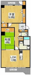 藤和さやまハイタウンB棟【15階】の間取り