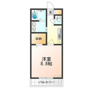 ZENS平野【1階】の間取り