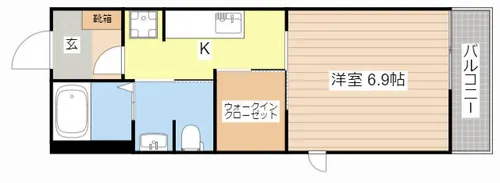 シャーメゾン明和【0202号室】の間取り