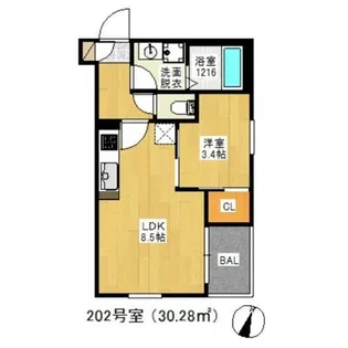 REGALEST-KLC香里園【2階】の間取り