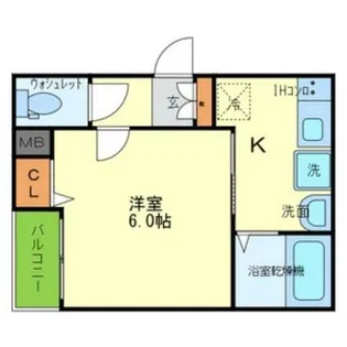 Wins Court Hattori【3階】の間取り