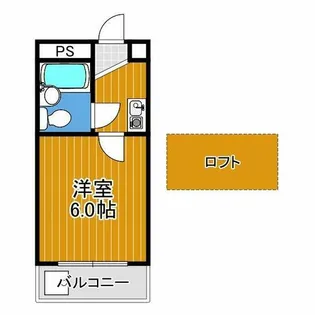 フォンタル西板持A棟【3階】の間取り