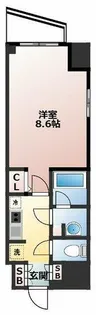 エルスタンザ徳川【8階】の間取り
