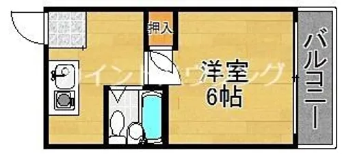 セラ天下茶屋【1階】の間取り