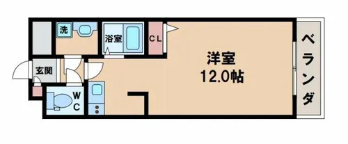 トラスト王子町【2階】の間取り