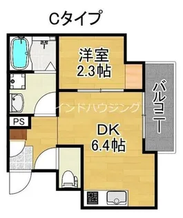 SOAR SHINIMAMIYA【11階】の間取り