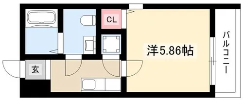 HK2 west【2階】の間取り