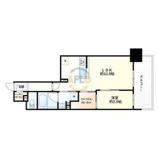 リビオメゾン新大阪【10階】の間取り