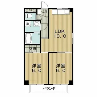 ストーク横地【4階】の間取り